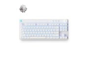 Tastatur - MCHOSE Mix 87 Mount Tai Magnetic Hall Effect - Gaming Tastatur - Uden Numpad - Amerikansk engelsk - Hvid - HW-Mix87-7