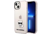 Mobil - Covers & Cases - Karl Lagerfeld Transparent Choupette Body Case for iPhone 14 Plus / 15 Plus 6.7" - Pink - 3666339076481