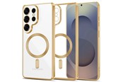 Mobil - Covers & Cases - Tech-Protect MagFlex Case for Samsung Galaxy S26 Ultra - Clear Gold - 5906302390212