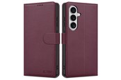 Mobil - Covers & Cases - Tech-Protect Wallet Case for Samsung Galaxy S26 - Burgundy - 5906302390366