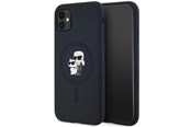 Mobil - Covers & Cases - Karl Lagerfeld Silicone Karl&Choupette MagSafe case for iPhone 11 / Xr - black - 3666339253943