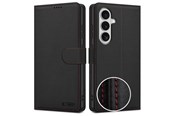 Mobil - Covers & Cases - Tech-Protect Wallet Case for Samsung Galaxy S26 - Black & Red - 5906302390403