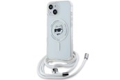 Mobil - Covers & Cases - Karl Lagerfeld IML Choupette Head&Cord MagSafe case for iPhone 15 / 14 / 13 - transparent - 3666339287122