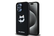 Mobil - Covers & Cases - Karl Lagerfeld Silicone Choupette Head MagSafe case for iPhone 15 Pro Max - black - 3666339257293