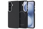 Mobil - Covers & Cases - Tech-Protect Ion Carbon MagSafe Case for Samsung Galaxy S26 - Black and Silver - 5906302390519