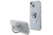 Mobil - Covers & Cases - Karl Lagerfeld KLHMP15SHMRSKCH iPhone 15 / 14 / 13 6.1" white/white hardcase Ring Stand Karl&Choupette MagSafe - 3666339168872