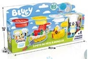 Kreativt Legetøj - Bluey 3 Dough pots and Stamp Figurine - 266006