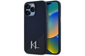 Mobil - Covers & Cases - Karl Lagerfeld Silicone Shadow Metal Initial MagSafe Case for iPhone 15 Pro Black - 3666339252946