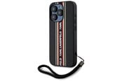 Mobil - Covers & Cases - Karl Lagerfeld Saffiano Athleisure Stripes Cord iPhone 15 Pro Max Case - Red - 3666339254636