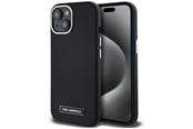 Mobil - Covers & Cases - Karl Lagerfeld FW Metal Plate MagSafe iPhone 15 Case - Black - 3666339254889