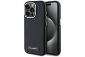 Mobil - Covers & Cases - Karl Lagerfeld FW Metal Plate MagSafe iPhone 15 Pro Case - Black - 3666339254902