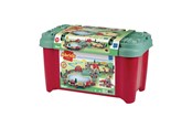Konstruktionslegetøj - Abrick Ecoiffier Train Track Construction Set - Station and Accessories - 140 pcs. - 1348