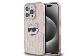Mobil - Covers & Cases - Karl Lagerfeld IML Choupette Head & Monogram case for iPhone 14 Pro - pink - 3666339286125