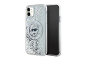 Mobil - Covers & Cases - Karl Lagerfeld Liquid Glitter Choupette Head MagSafe Case for iPhone 11 / Xr - Transparent - 3666339285623