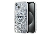 Mobil - Covers & Cases - Karl Lagerfeld Liquid Glitter Choupette Head MagSafe case for iPhone 13 - transparent - 3666339285654