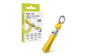 USB kabel - Mobile Origin CB17 240W 40Gbps 8K USB-C Keychain Cable - Yellow - MO-UK-CB17-YLW