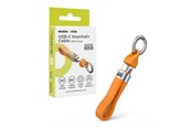 USB kabel - Mobile Origin CB17 240W 40Gbps 8K USB-C Keychain Cable - Orange - MO-UK-CB17-ORG