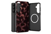 Mobil - Covers & Cases - Tech-Protect Lamano MagSafe Case for Samsung Galaxy A36 / A37 5G - Black & Brown - 5906302392407