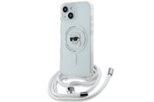 Mobil - Covers & Cases - Karl Lagerfeld Crossbody IML Karl Head MagSafe case for iPhone 15 / 14 / 13 - transparent - 3666339286989