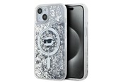 Mobil - Covers & Cases - Karl Lagerfeld Liquid Glitter Choupette Head MagSafe case for iPhone 15 / 14 / 13 - transparent - 3666339285722