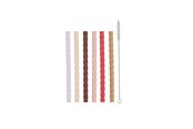Baby Udstyr - OYOY MINI Mellow silikone sugerør - pakke med 6 - M107285