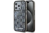 Mobil - Covers & Cases - Karl Lagerfeld Liquide Glitter Monogram Gradient iPhone 15 Pro Case - Black - 3666339256166