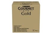Katte - PURINA NESTLE GOURMET GOLD Pieces in sauce Mix of 4 flavors - wet cat food - 96x85g - 7613038543154