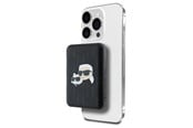 Powerbank - Karl Lagerfeld Powerbank inductive KLPB5FPGKSKCHK 16W 5000mAh black/black Karl&Choupette Head Pin MagSafe - 5000 mAh - 3666339283919