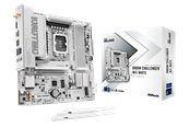 Bundkort - ASRock B860M Challenger WiFi White Bundkort - Intel B860 - Intel LGA1851 - DDR5 RAM - Micro-ATX - 90-MXBUQ0-A0UAYZ