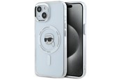Mobil - Covers & Cases - Karl Lagerfeld IML Metal Karl Head MagSafe Case for iPhone 15 White - 3666339284046