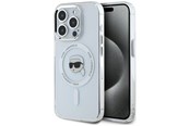 Mobil - Covers & Cases - Karl Lagerfeld IML Metal Karl Head MagSafe Case for iPhone 15 Pro White - 3666339284060