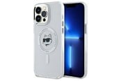 Mobil - Covers & Cases - Karl Lagerfeld IML Metal Choupette Head MagSafe iPhone 13 Pro Case - White - 3666339284138