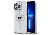 Mobil - Covers & Cases - Karl Lagerfeld IML Metal Choupette Head MagSafe iPhone 14 Pro Case - White - 3666339284169