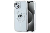 Mobil - Covers & Cases - Karl Lagerfeld IML Metal Choupette Head MagSafe iPhone 15 Case - White - 3666339284183