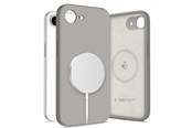 Mobil - Covers & Cases - Tech-Protect Silicone MagSafe Case for iPhone 16e / 17e - Gray - 5906302392766