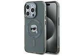 Mobil - Covers & Cases - Karl Lagerfeld KLHMP15XHLSKIK iPhone 15 Pro Max 6.7" black/black hardcase IML Metal Karl Head MagSafe - 3666339284497