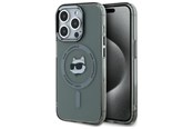 Mobil - Covers & Cases - Karl Lagerfeld KLHMP15LHLSCHK iPhone 15 Pro 6.1" black/black hardcase IML Metal Choupette Head MagSafe - 3666339284626