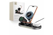 Mobil - Adaptere & Opladere - Tech-Protect A51 MagSafe 3in1 25W QI2.2 Wireless Charger - Black - 5906302392988