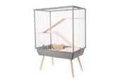 Kanin & gnaver - Zolux Cage Neo Cozy Large Rodents H80 grey color - 3336020056206