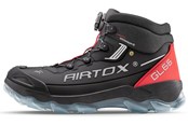 Sikkerhedsudstyr - AIRTOX GL66 sikkerhedsstøvle, letvægt, Whitelayer sømværn, PRO smart lacing, sort/rød - Str. 37 - GL66_37