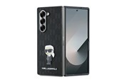 Mobil - Covers & Cases - Karl Lagerfeld Saffiano Ikonik Pin Case for Samsung Galaxy Z Fold 6 - Black - 3666339322588