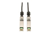 Netværkskabel - Tripp Lite Eaton Series SFP+ 10GBASE-CU Passive Twinax Copper Cable SFP-H10GB-CU50CM Compatible Black 20-in. (50.8 cm) - Sort - N280-20N-BK