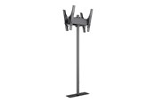 Vægbeslag, AV-Beslag & AV-Møbler - Multibrackets M Pro Series stand - for 2 LED displays - single pole - black - Max 80 kg - recommended for 65" - 7340234813636