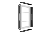 Vægbeslag, AV-Beslag & AV-Møbler - Multibrackets M mounting kit - for digital signage display - frame 100% anti-corrosion anti-theft - black - Max 63 kg - recommended for 49" - 7340234812936
