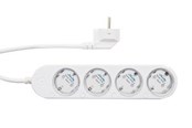 Smart Home - Shelly Power Strip Gen4 White - WiFi & Zigbee smart stikdåse - Shelly_PS4_Gen4_w