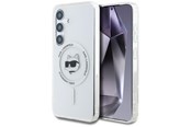 Mobil - Covers & Cases - Karl Lagerfeld Button Choupette Head Printed Logo MagSafe Samsung Galaxy S25 Plus white - 3666339449902