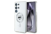 Mobil - Covers & Cases - Karl Lagerfeld Button Choupette Head Printed Logo MagSafe Samsung Galaxy S25 Ultra white - 3666339449919