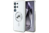 Mobil - Covers & Cases - Karl Lagerfeld Button Karl & Choupette Heads Printed Logo MagSafe Samsung Galaxy S25 Ultra white - 3666339450007