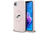 Mobil - Covers & Cases - Karl Lagerfeld Silicone Karl&Choupette Heads MagSafe iPhone 16e Case - Pink - 3666339453695