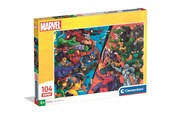 Puslespil - Clementoni Puzzle Super Marvel Heroes Vs Villains 104 pieces Floor - 25059